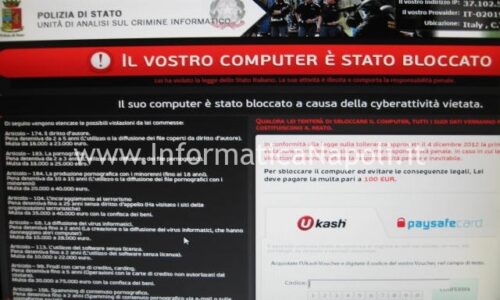 Virus Guardia di Finanza o Virus Polizia di Stato