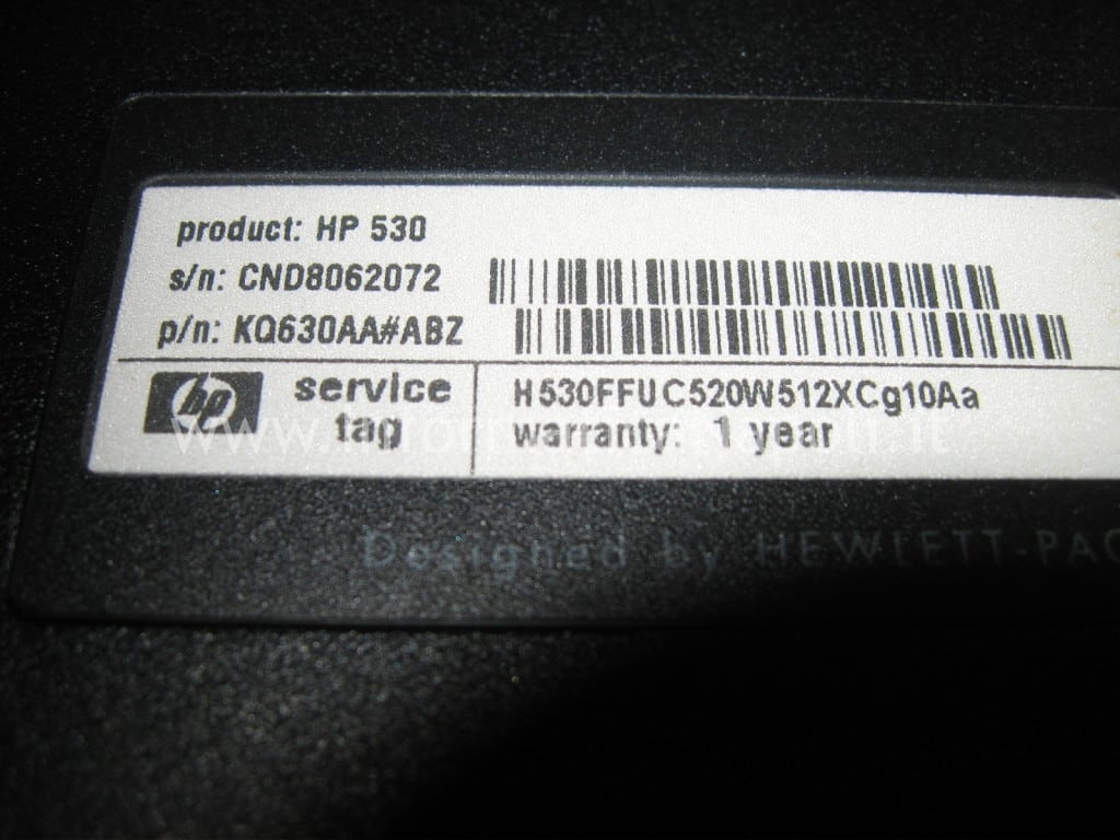 surriscaldamento HP 530