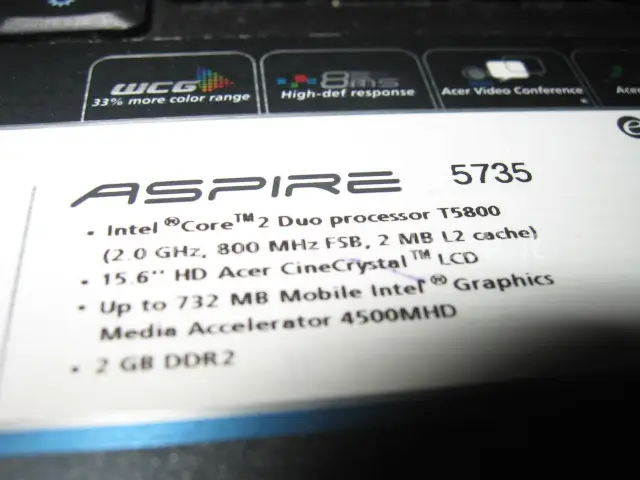 sostituzione display Acer 5735