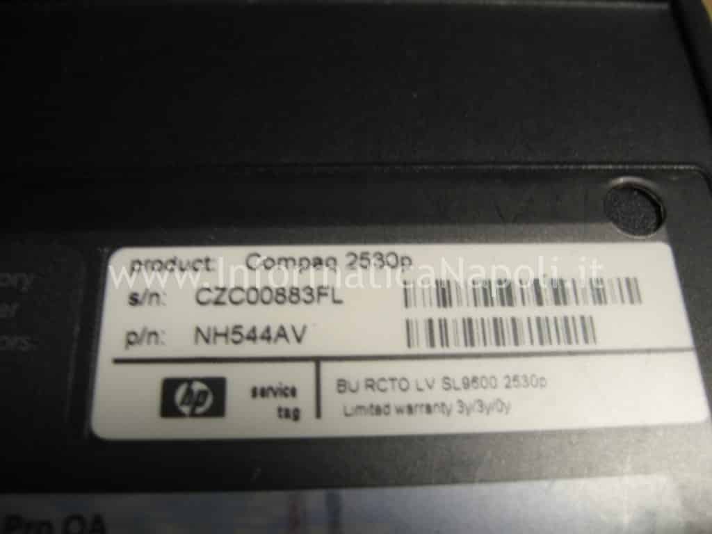 riparazione Compaq HP 2530