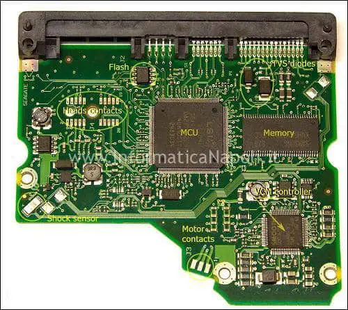 PCB controller hdd