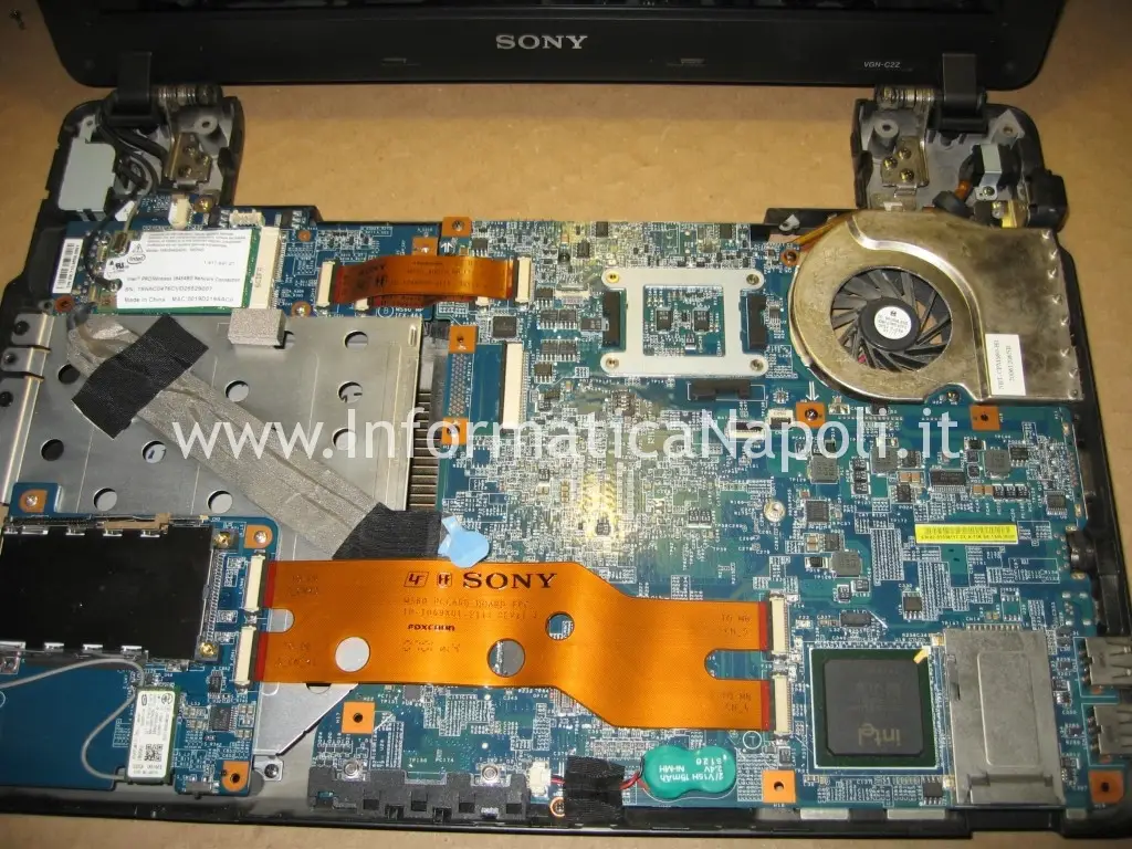 riparare motherboard scheda madre Sony Vaio C2Z 6r1m