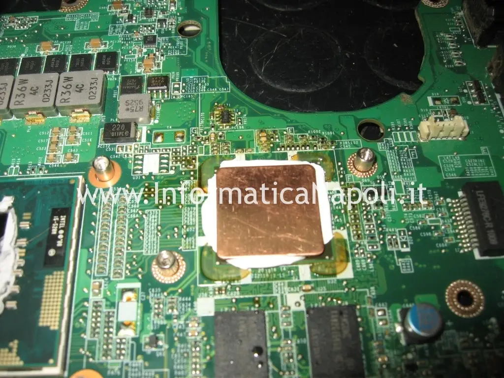 riparazione chip video ATI Dell Studio 1555 PP39L