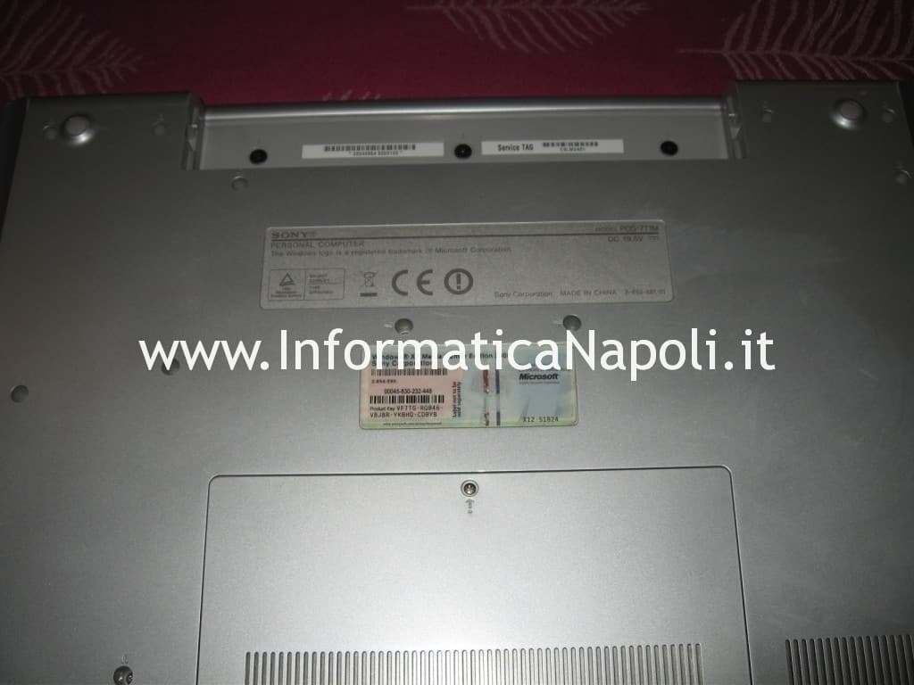 smontare Sony Vaio VGN-N11S