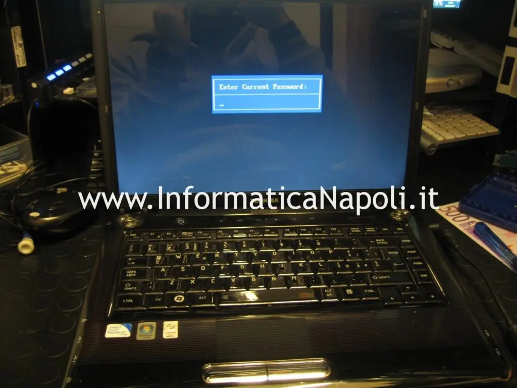 Enter current password Toshiba Satellite A300 PSAGCE