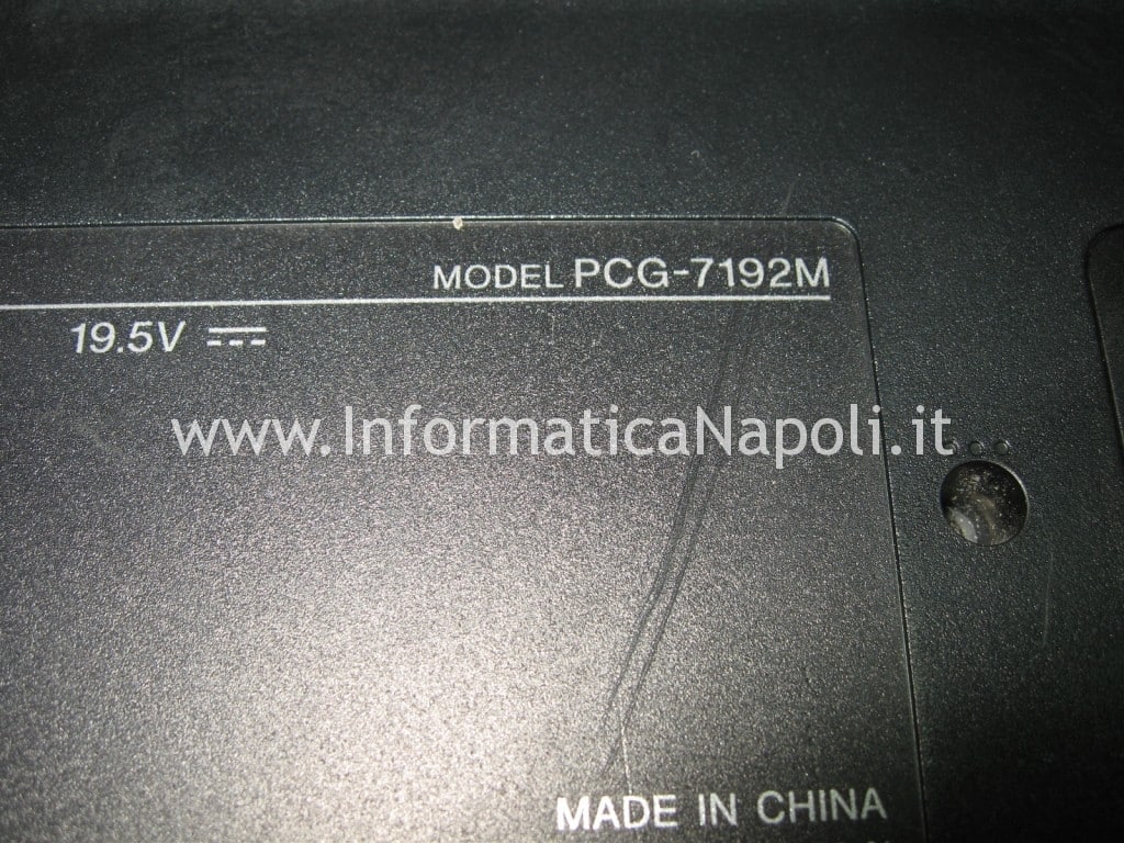 problema scheda video VGN-NW31EF PCG-7192M