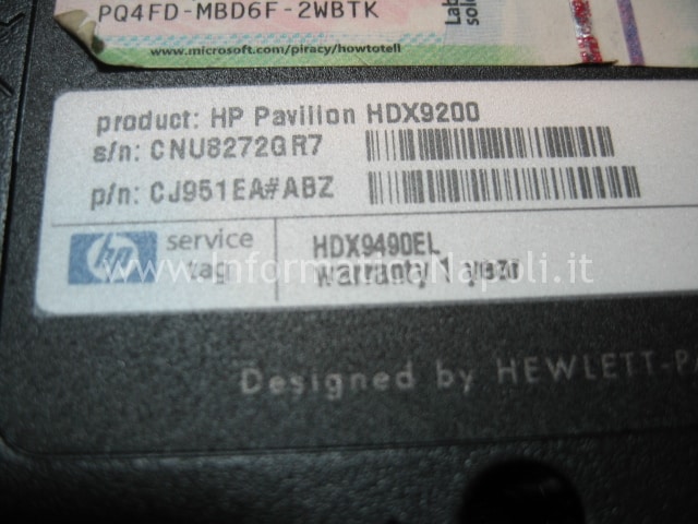problema HDX9200 HDX9490EL