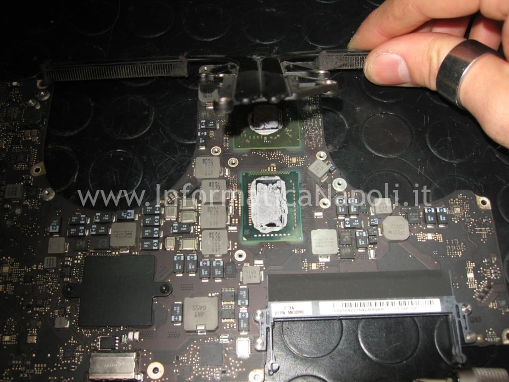 dissipatore CPU Apple MacBook pro 17 A1297 unibody