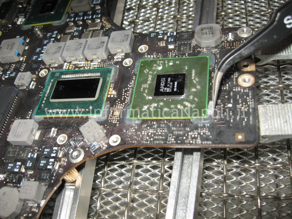 reflow GPU Apple MacBook pro 17 A1286 unibody