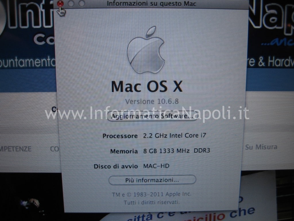 problema scheda ati Apple MacBook pro A1297