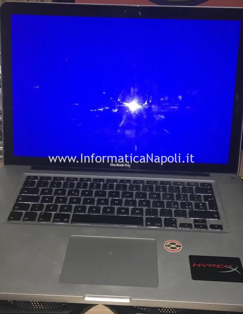 problemi schermata blu macbook pro
