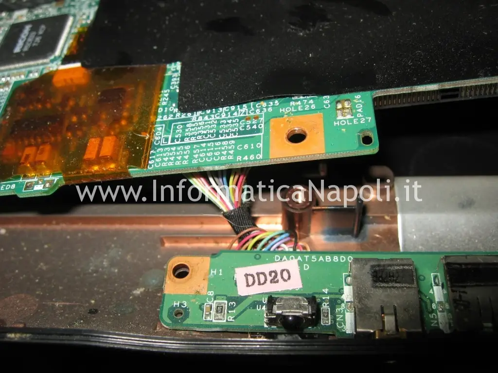 riparazione scheda video hp pavilion DV9000 DV9500 DV9695el