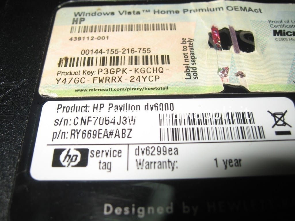 problema avvio HP Pavilion DV6000 DV6299 limited edition 
