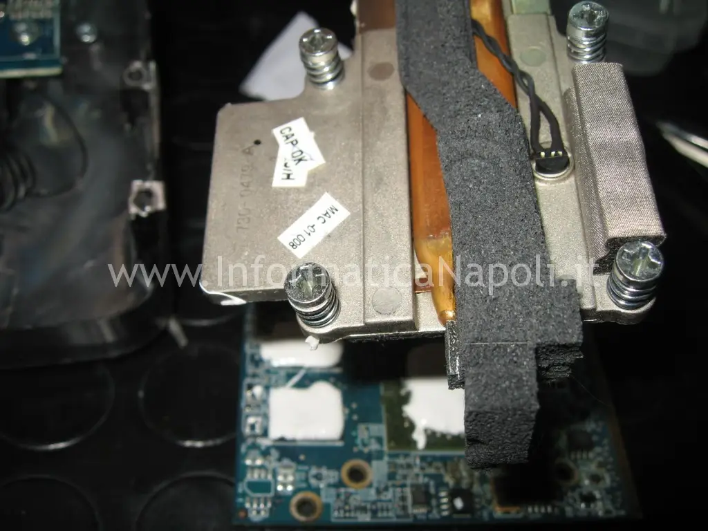riparazione e pasta termca scheda video iMac A1224 20"