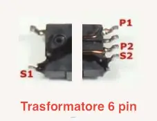 trasformatore 6 pin inverter LCD LED CCFL