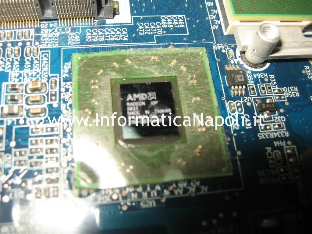 Problemi accensione Acer 5530 5530g ATI AMD reballing reflow
