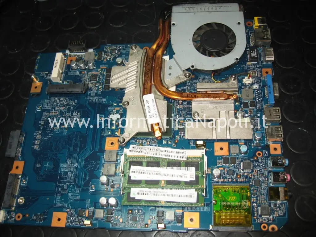 riparazione scheda video motherboard JV-50 MV Acer Aspire 5738