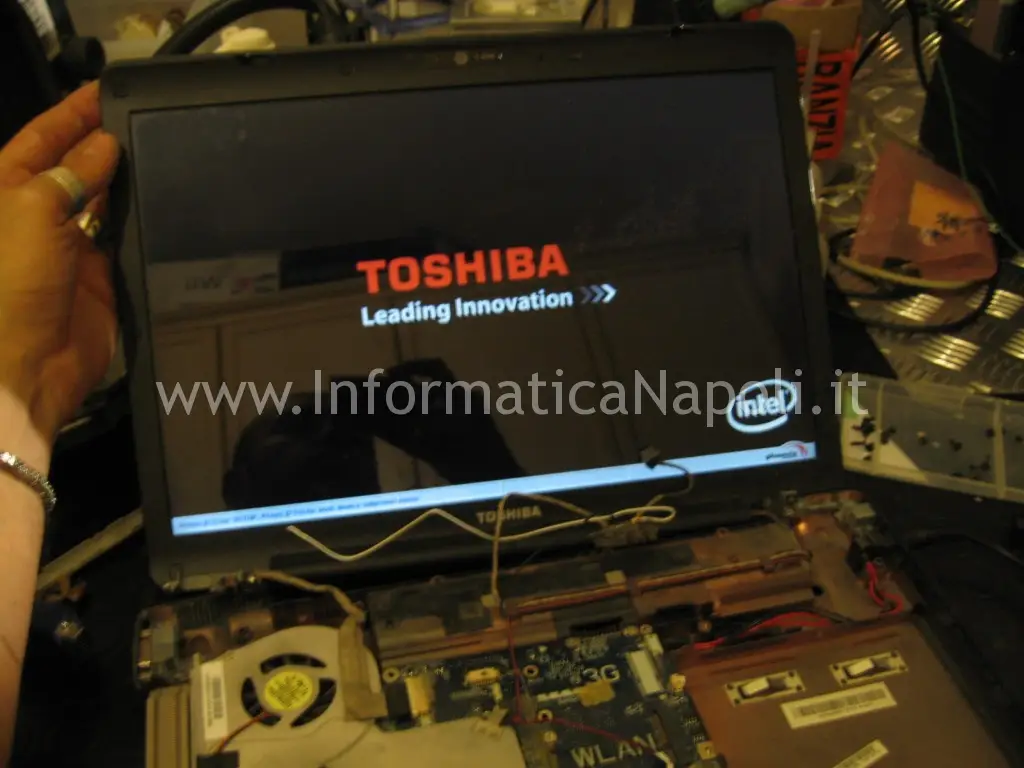 problemi dove riparare toshiba satellite A200 scheda video