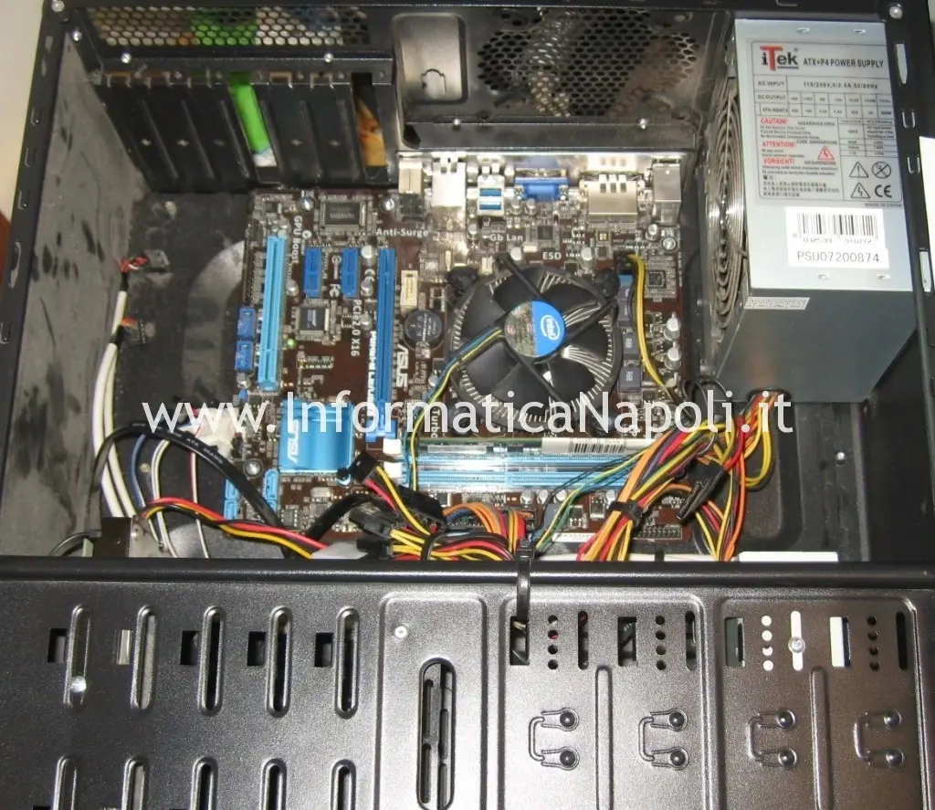 motherboard Asus P8H61 pc fisso riparato