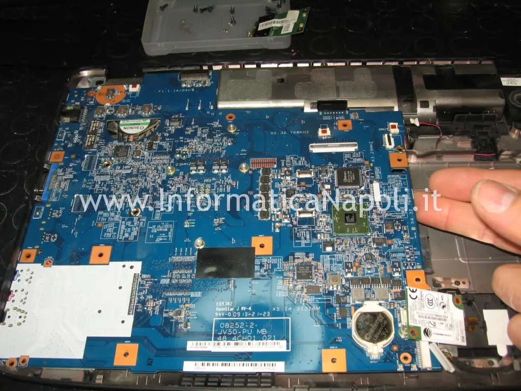 rework reballing GPU mainboard Acer Aspire 5536 5236 MS2265