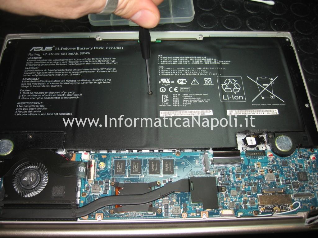 problemi Batteria Asus zenbook UX31E