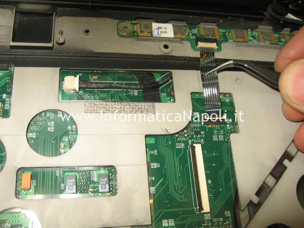 flat pulsantiera power button Acer TravelMate 6293 LG1