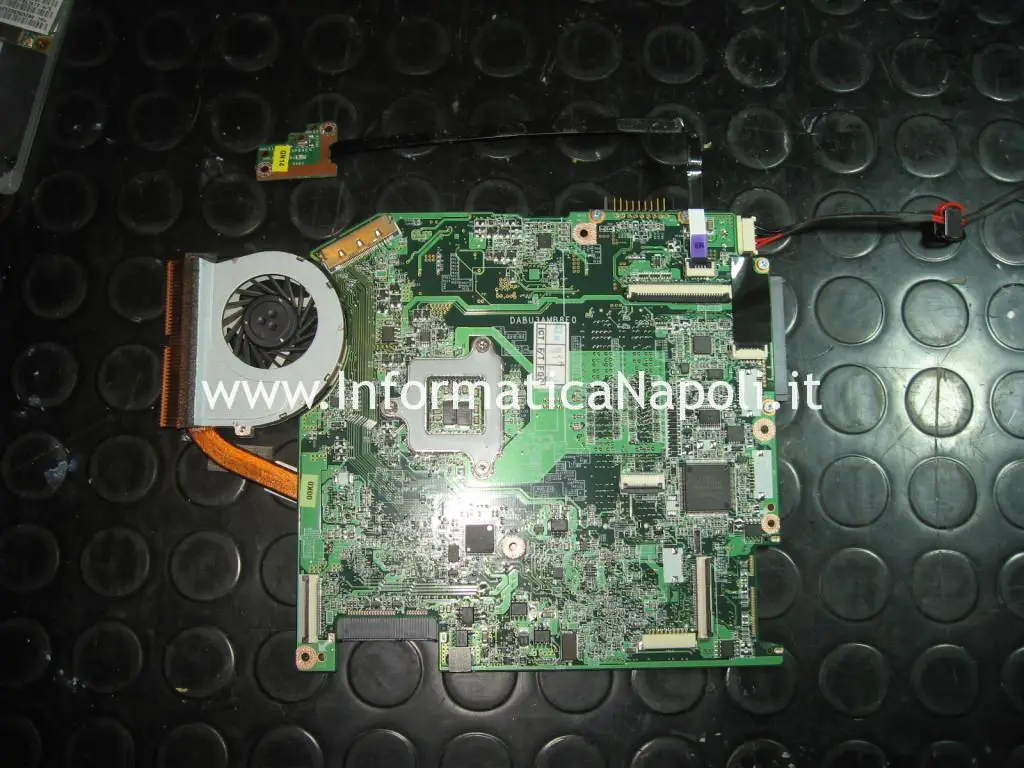 rework scheda madre chip video Toshiba Satellite T130D PST3LC