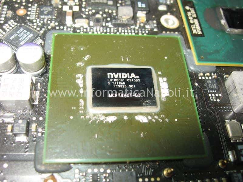 reballing NVIDIA GeForce 9400M | NVIDIA GeForce 320M 