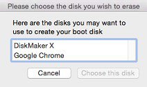 creare chiavetta usb avviabile macos elcapitan 10.11