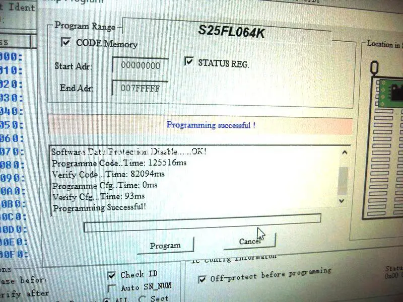 programmazione BIOS soc version HP TouchSmart 23 che non si accende