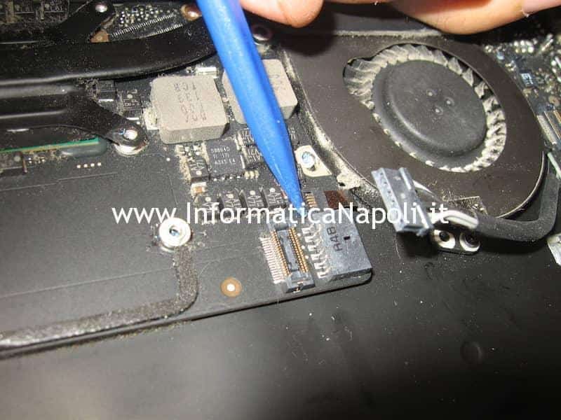 flat connettore ventola fan Apple MacBook Air 13 A1466 A1369 820-3437-B | 820-3209-A | 820-00165-A | 820-3023-A | 820-3838-A