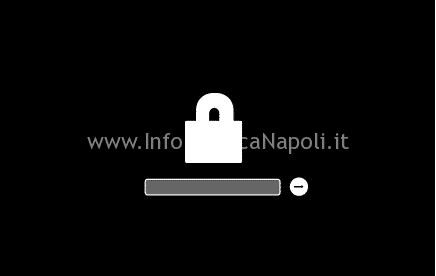 blocco password firmware efi