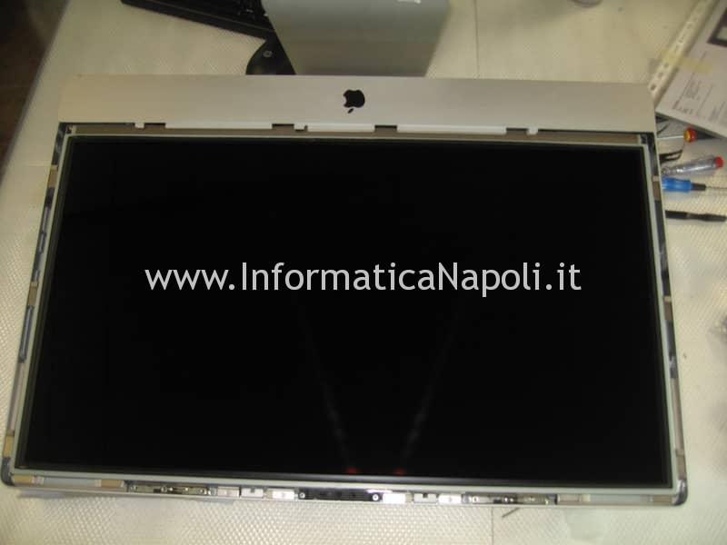 rimozione vetro display apple imac 27