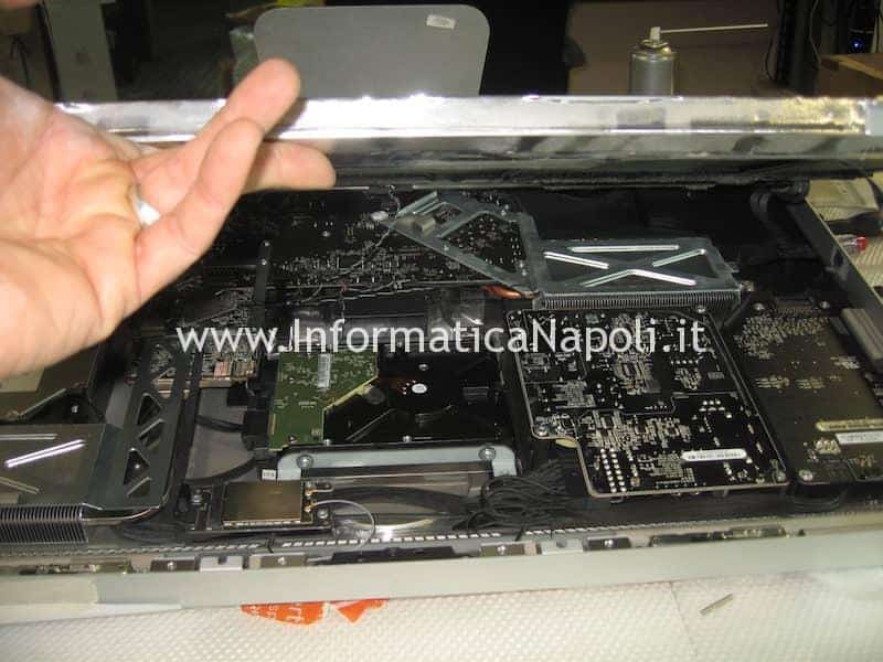Smontare scheda logica Apple imac 27