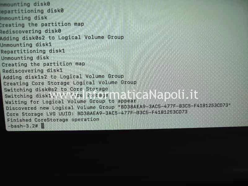 come creare un fusion disk su Apple iMac