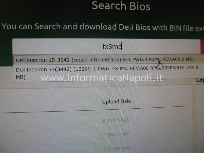 bios dell 15 3000 motherboard 13269-1 FX3MC REV A00