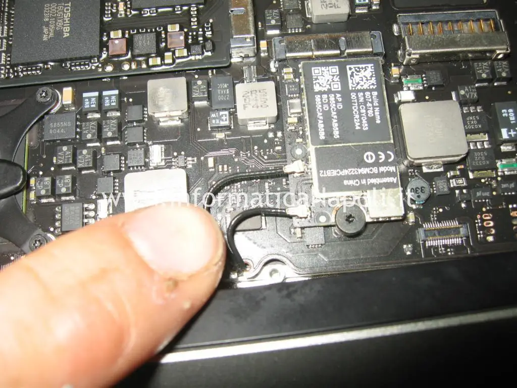 riprazione Apple MacBook Air 11 A1370 A1465 non si avvia