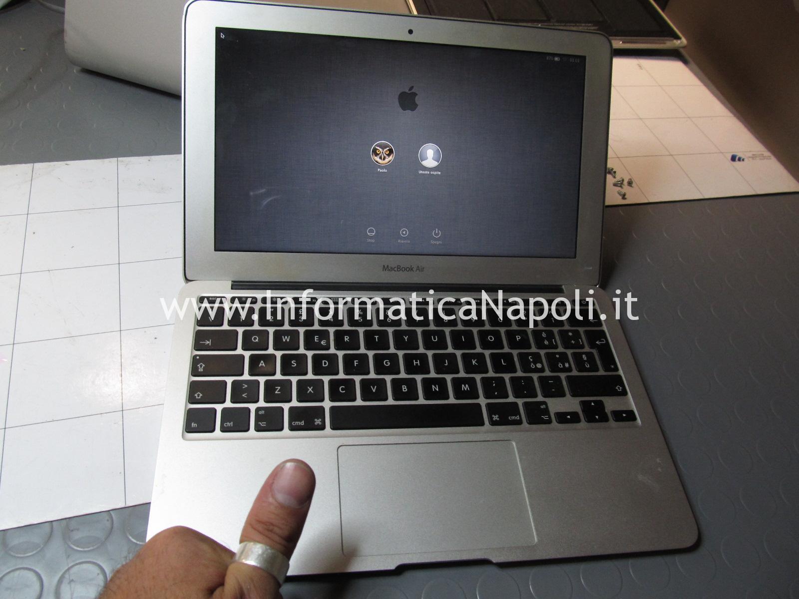 macbook air 11 A1370 A1465 late 2010 2011 2012 2013 2014 2015 riparato funzionante
