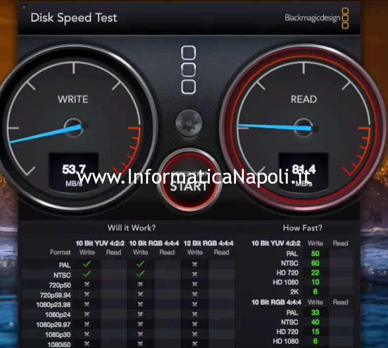 test speed disk hdd macbook