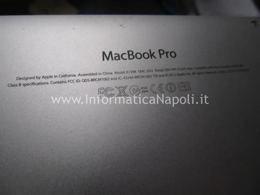 reballing MacBook Pro 15 retina A1398 EMC 2512 2012 nVidia N13P-GT-W-A2 GeForce GT 650M