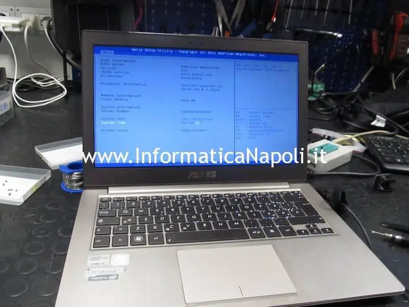 Asus ZenBook UX32 UX32VD riparato funzionante