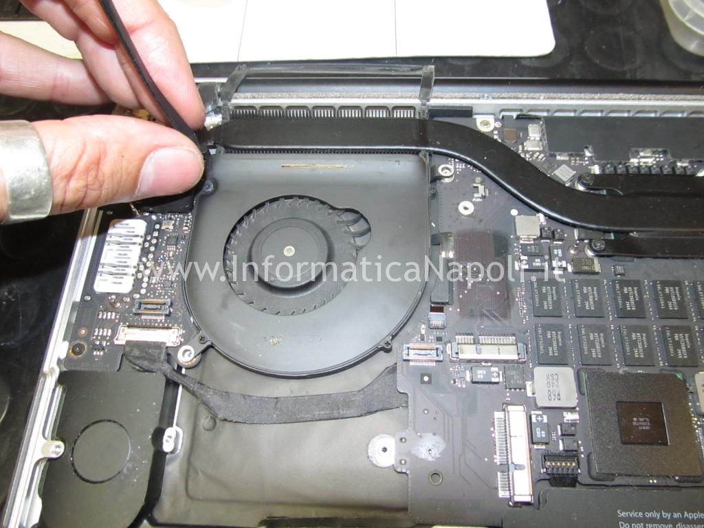 ventola dissipatore apple MacBook Pro 15 retina A1398 non si avvia