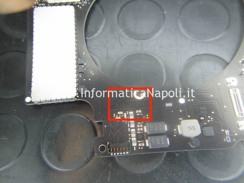 scheda logica MacBook 15 retina 2016 | 2017 touchbar A1707 820-00281-A 820-00281-10