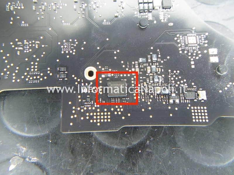 bios efi winbond 25Q64FVIQ scheda logica MacBook 15 retina 2016 | 2017 touchbar A1707 820-00281-A 820-00281-10