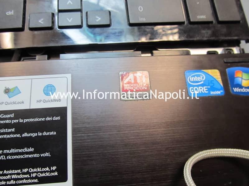 problemi HP ProBook 4520s ATI Mobility Radeon HD 4330 5470 6370 216-0774207 schermo nero