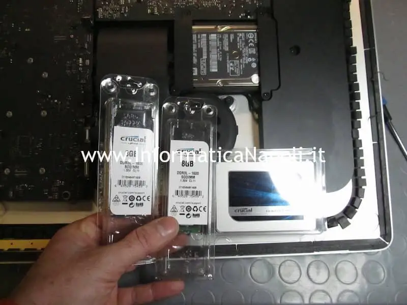 Upgrade RAM SSD Apple iMac A1418