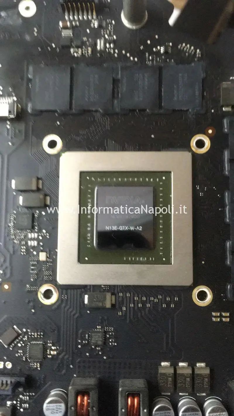 reballing GPU iMac nVidia N13E-GTX-W-A2 680MX