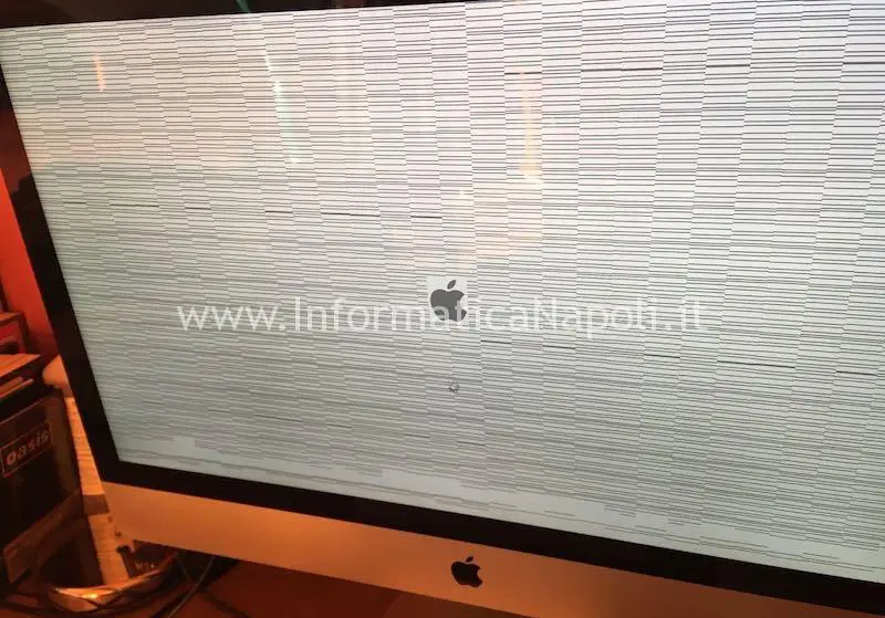 iMac A1419 27 pollici late 2012 820-3299-A con problemi scheda grafica