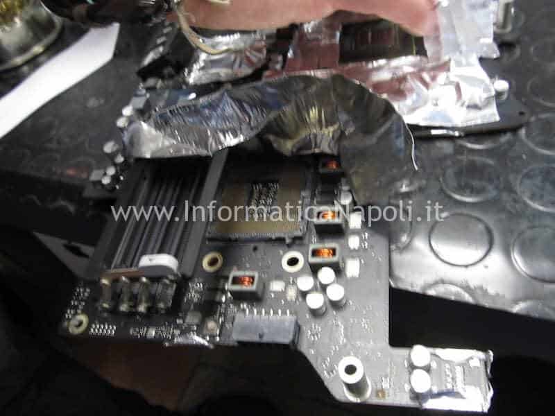 reballing problemi video GPU nVidia iMac A1419 27 pollici late 2012 820-3299-A