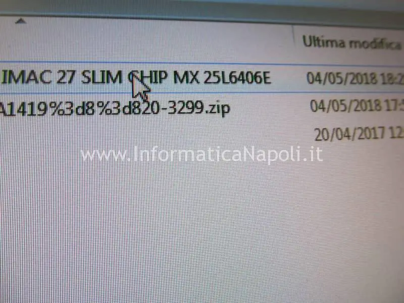 riprogrammare bios chip eeprom EFI MX25L6406E